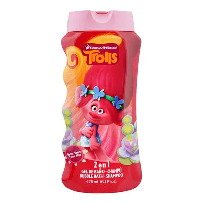LORENAY TROLLS 2 IN 1 BATH & SHAMPOO 475 ML