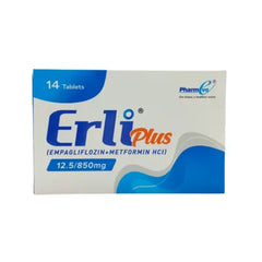 ERLI TAB PLUS 12.5/850MG