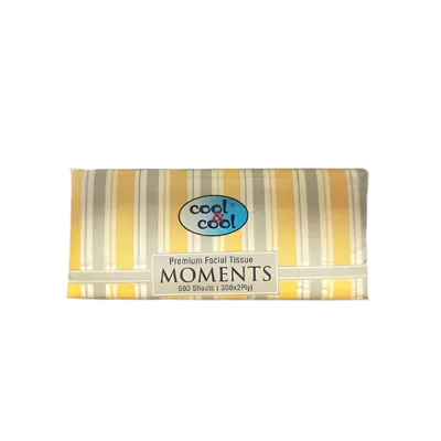 COOL & COOL TISSUE 600S FACIAL MOMENTS TISSUES