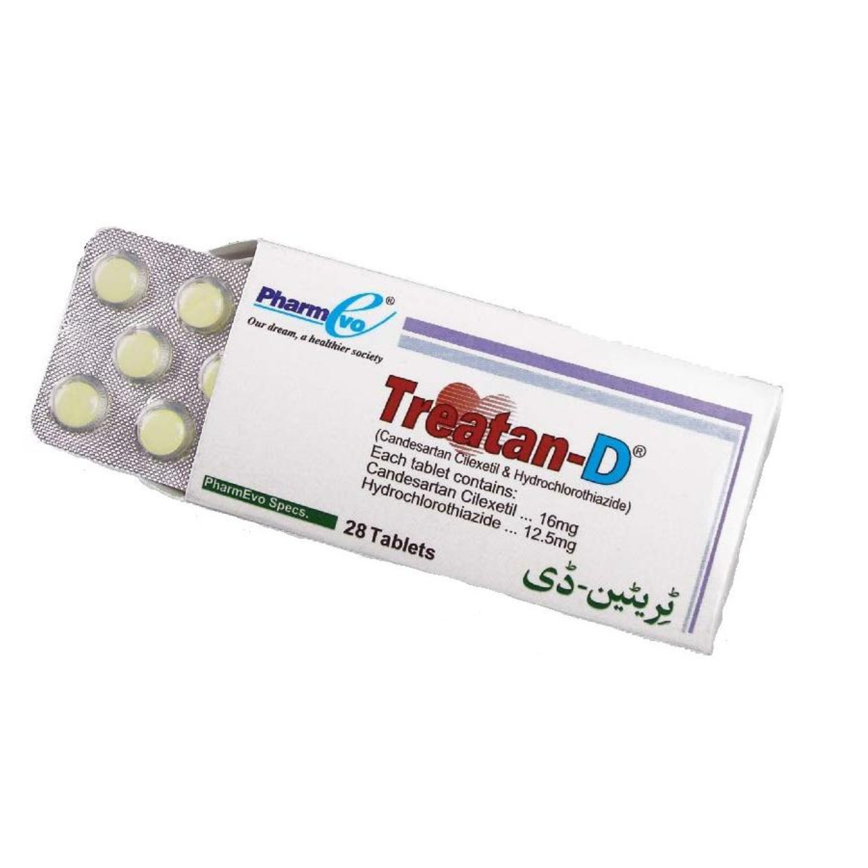 TREATAN TAB D 16/12.5MG