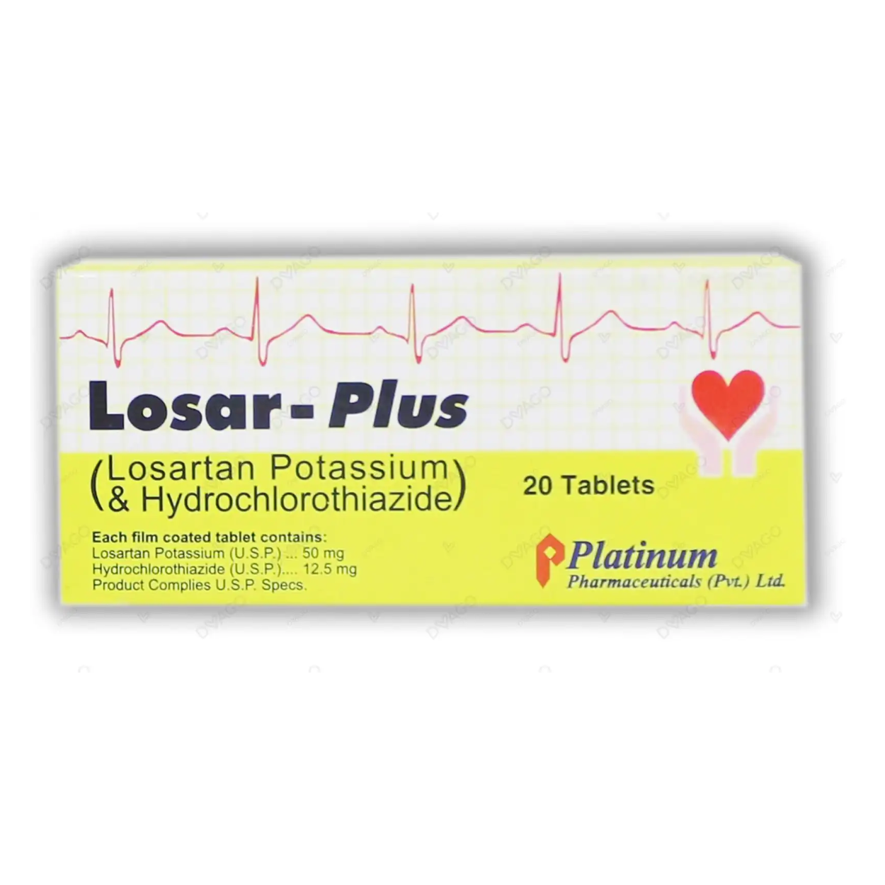 LOSAR TAB PLUS 50/12.5MG