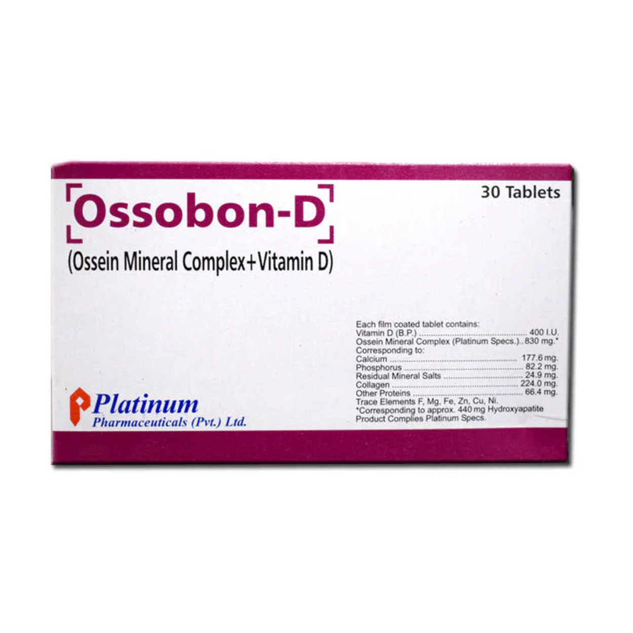 OSSOBAN TAB D 830/400IU