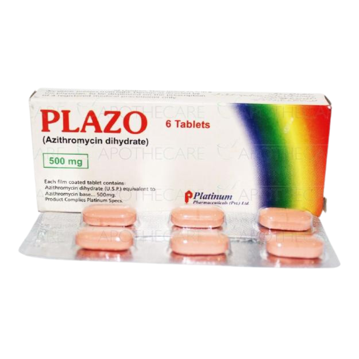 PLAZO TAB 500MG