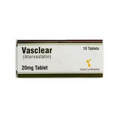 VASCLEAR TAB 20MG