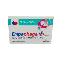 EMPAPHAGE TAB M 12.5/500MG