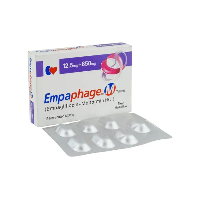 EMPAPHAGE TAB M 12.5/850MG