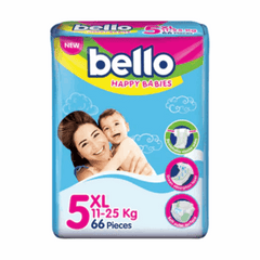 BELLO DIAPERS XXL 66PCS SIZE 5