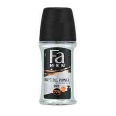FA ROLL ON 50ML DRY INVISIBLE POWER MEN