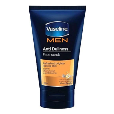 VASELNE MEN FACE SCRUB 100GM ANTI DULLNES IMP