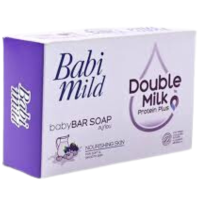 BABI MILD SOAP 75GM DOUBLE MILK