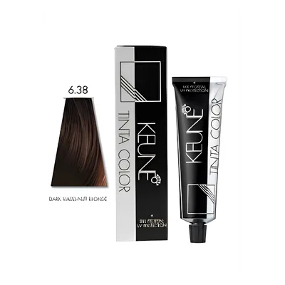 KEUNE TINTA HAIR COLOR NO 6.38