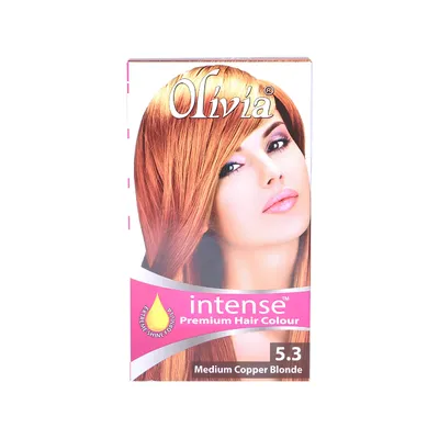 OLIVIA INTENSE HAIR COLOR 5.3 MEDIUM COPPER BLONDE