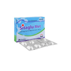 SITAGLU TAB MET 50 500MG 28S