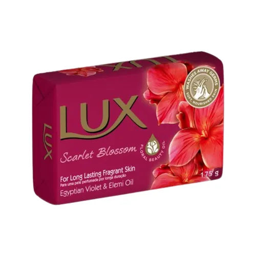 LUX SOAP 175GM IMP SCARLET BLOSSOM
