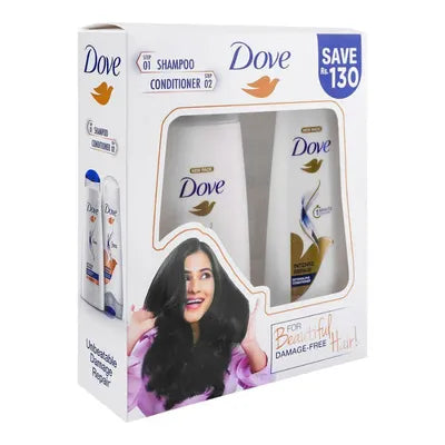 DOVE SHAMPOO+CONDITIONER PROMO PACK INTENSE REPAIR