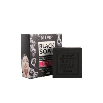 DR.RASHEL BLACK SOAP 100G COLLAGENS AND CHARCOALS