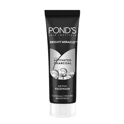 PONDS FACE WASH 50GM ACTIVATED CHARCOAL