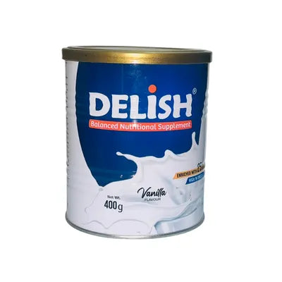 DELISH VANILA POWDER 400GM