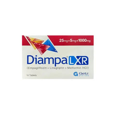 DIAMPA TAB LXR 25 5 1000MG