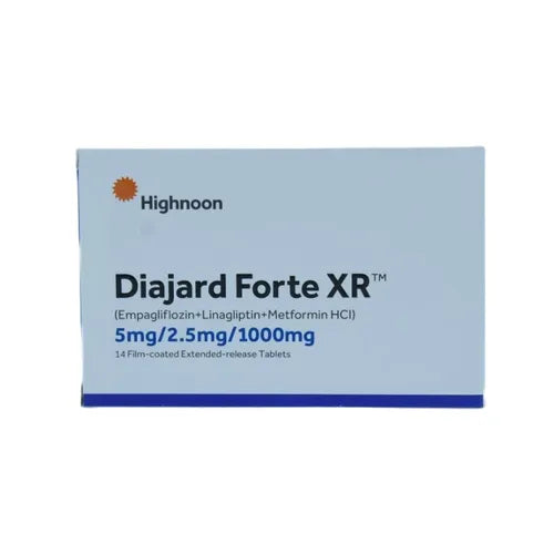 DIAJARD TAB FORTE XR 5 2.5 1000MG