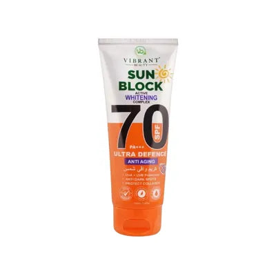 VIBRANT SUN BLOCK SPF70 150ML ANTI AGING