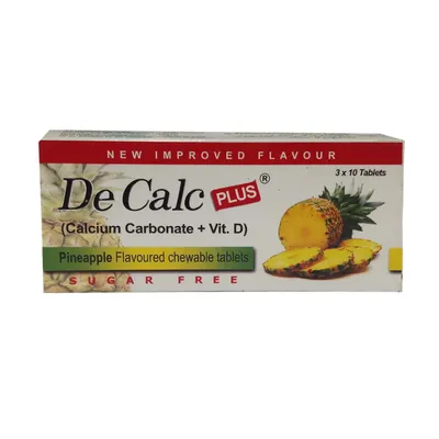 DECALC TAB PLUS CHEWABLE