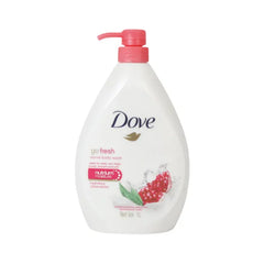 DOVE BODY WASH 1000ML POMEGRANATE & LEMON