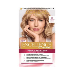 LOREAL EXCELLENCE HAIR COLOR 8 LIGHT BLONDE CLAIR