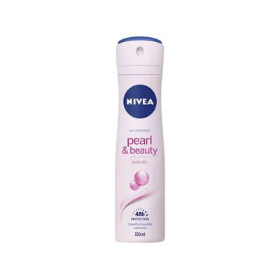 NIVEA BODY SPRAY 150ML PEARL&BEAUTY