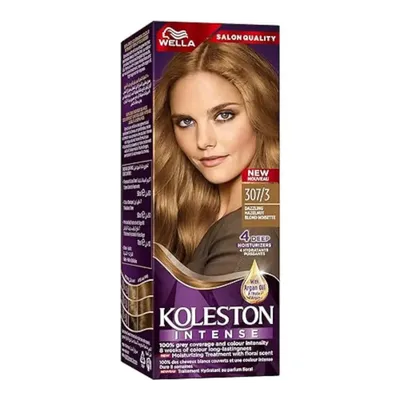 WELLA KOLESTON HAIR COLOR# 307/3 DAZZLING HAZELNUT