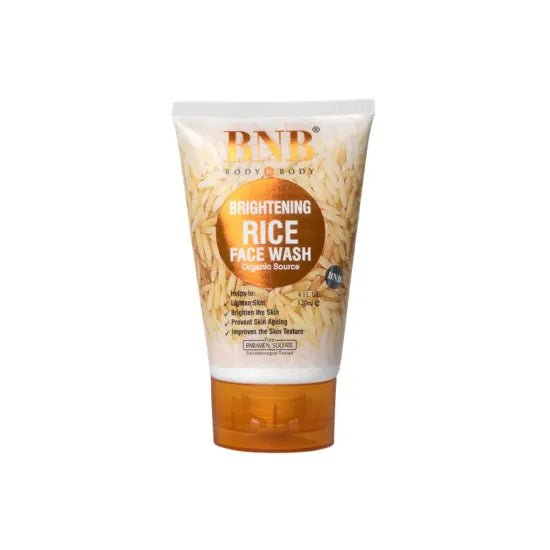BNB FACE WASH 120ML RICE