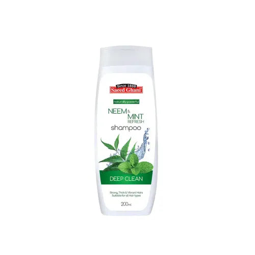 SAEED GHANI SHAMPOO 200ML NEEM&MINT