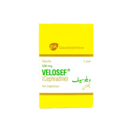 VELOSEF INJ 500MG IV/IM