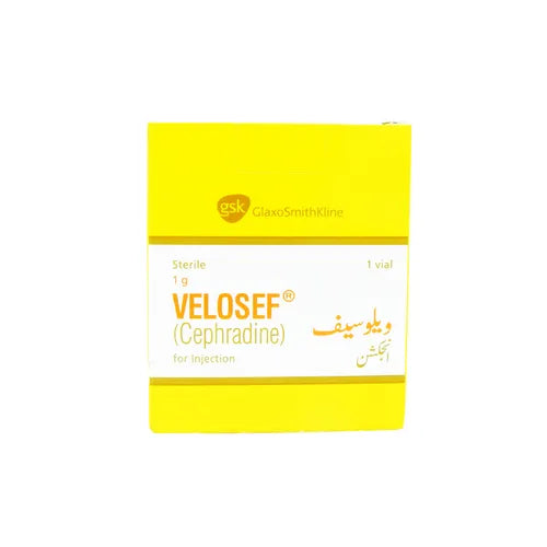 VELOSEF INJ 1GM  IV/IM