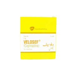 VELOSEF INJ 1GM  IV/IM