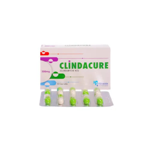 Clindacure cap 300gm 10s