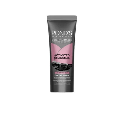 PONDS FACE WASH 50GM ACTIVATED CHARCOAL IMP