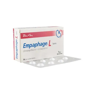 EMPAPHAGE TAB L 25 5MG 14S