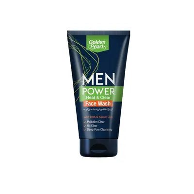 GOLDEN PEARL MEN FACE WASH 75ML NEAT&CLEAR