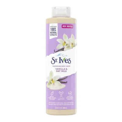 ST IVES BODYWASH 650ML VANILLA&OAT MILK