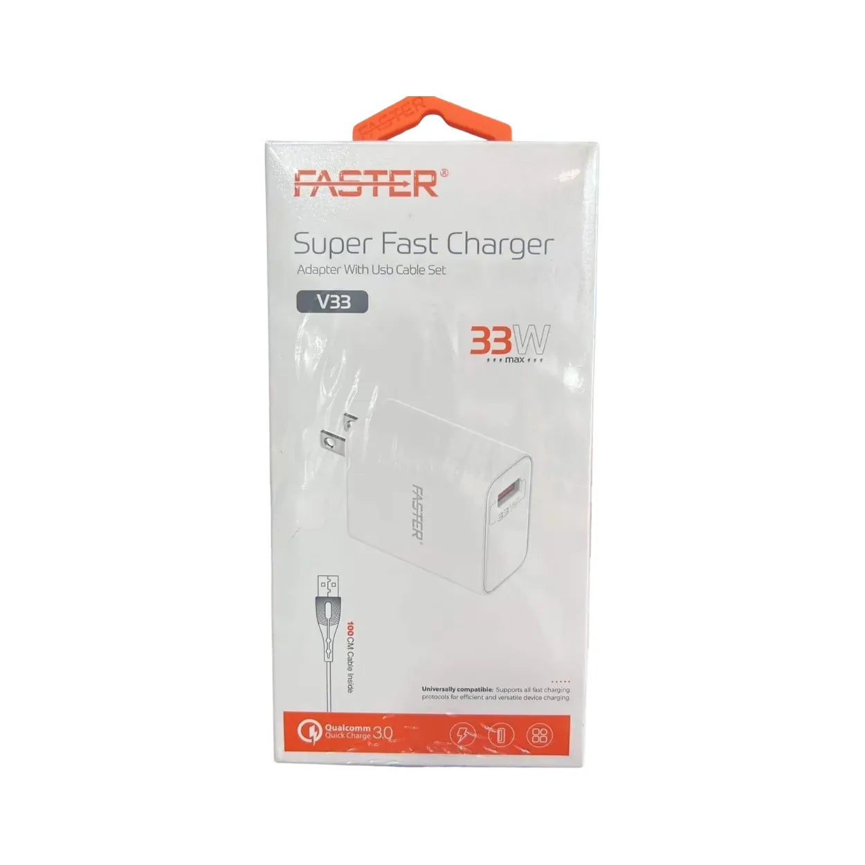 FASTER CHARGER V33 QC33W TYPE C