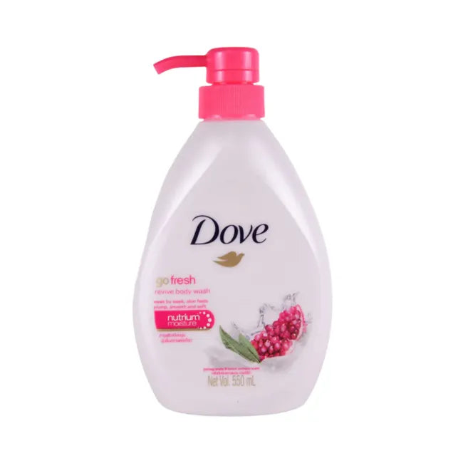DOVE BODY WASH 550ML GO FRESH PINK