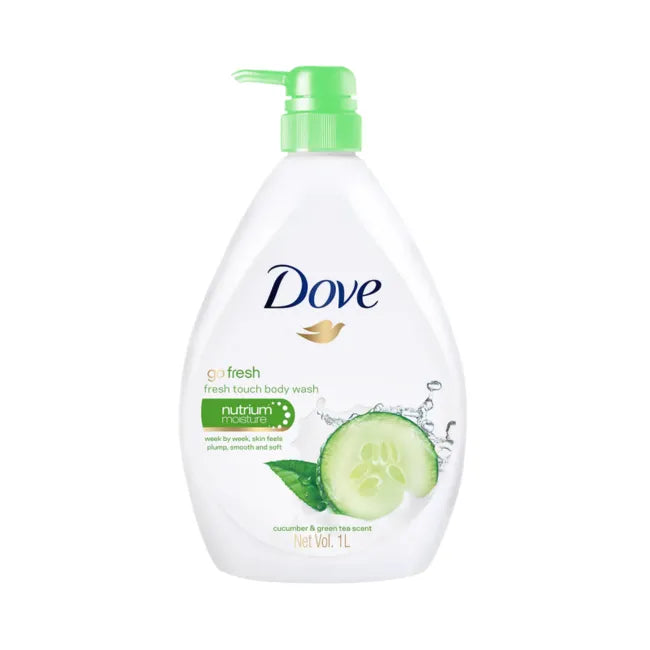 DOVE BODY WASH 550ML GO FRESH GREEN