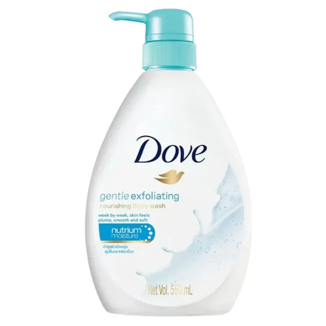 DOVE BODY WASH 550ML GENTLE EXFOLIATING