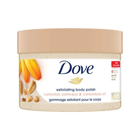 DOVE BODY SCRUB 298GM COLLOIDAL OATMEAT