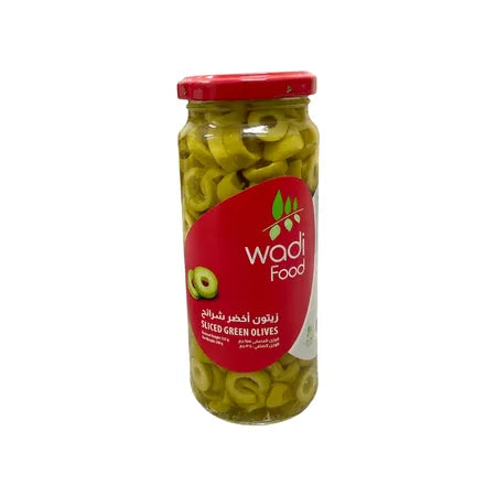 WADI OLIVES GREEN SLICE 340GM