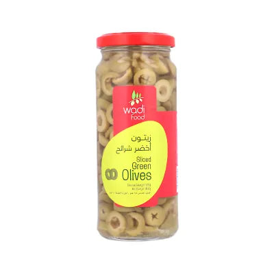 WADI OLIVES GREEN PITTED 240GM