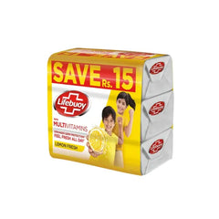 LIFEBUOY SOAP 3PCS BUNDLE PACK 125GM LEMON