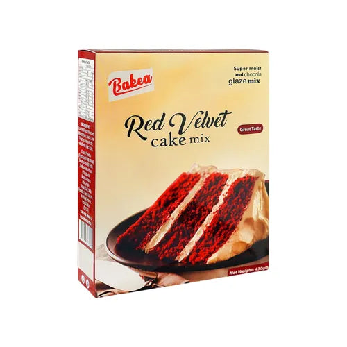 BAKEA CAKE MIX 430GM RED VELVET