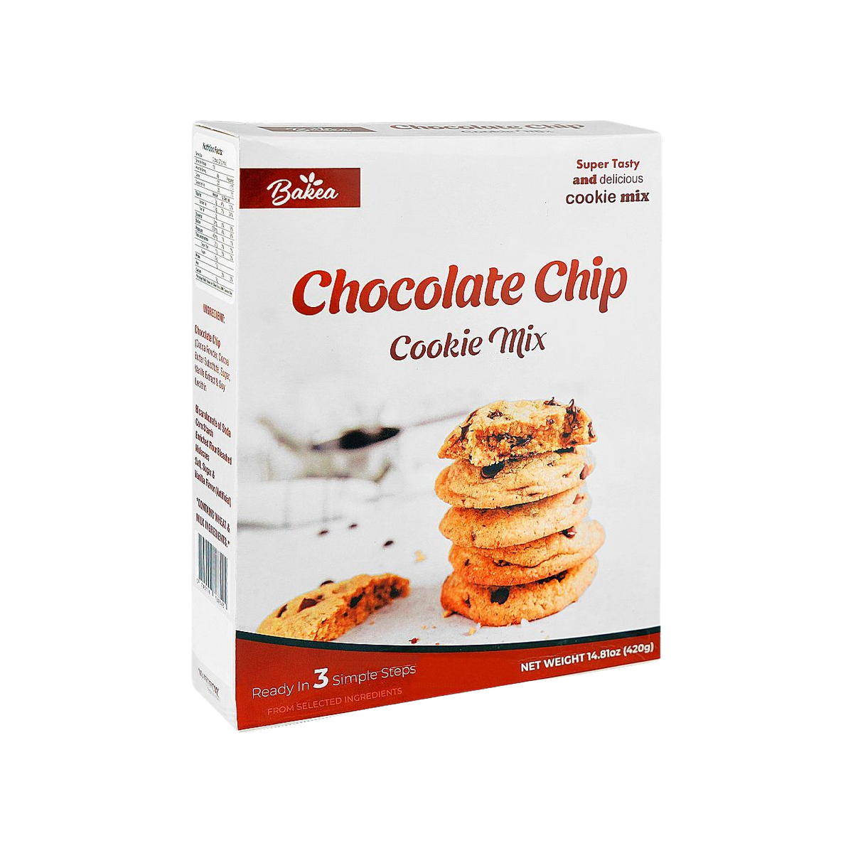 BAKEA CHOCOLATE CHIP COOKIES 420GM WHITE